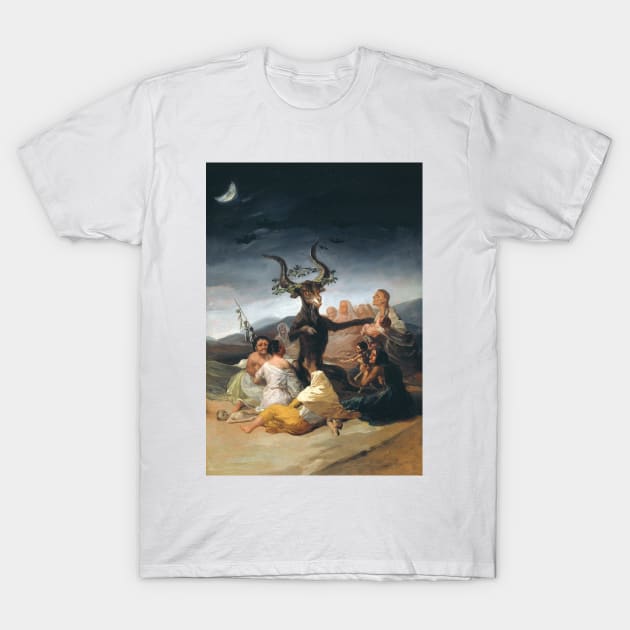 Witches Sabbath by Francisco Goya T-Shirt by Classic Art Stall